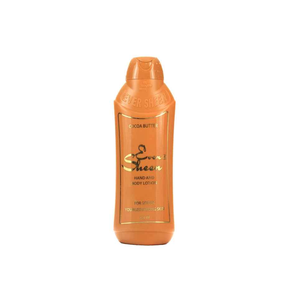 EVER SHEEN- COCOA BUTTER HAND AND BODY LOTION - 500ML - Cosmetics Afro Latino