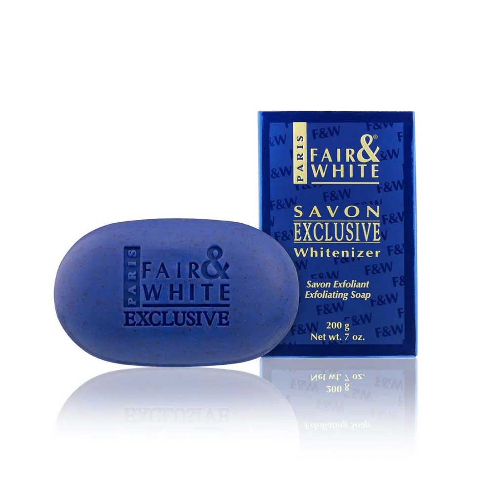Fair & White Exclusive Whitenizer Exfoliating Soap  200 gr - Cosmetics Afro Latino