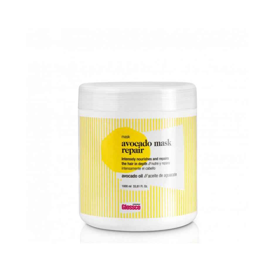 Glossco - Mascarilla Avocado - Cabello Seco Y Estropeado - 1000ml