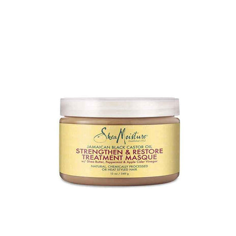 Mascarilla de Tratamiento Strengthen - Grow & Restore con Aceite de Ricino Negro Jamaicano de - Shea Moisture - 340g