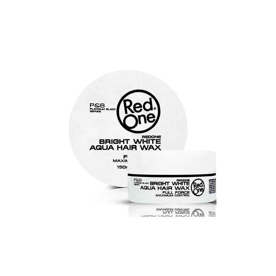 Red One - Bright White - Aqua Hair Wax - Full Force - 150ml