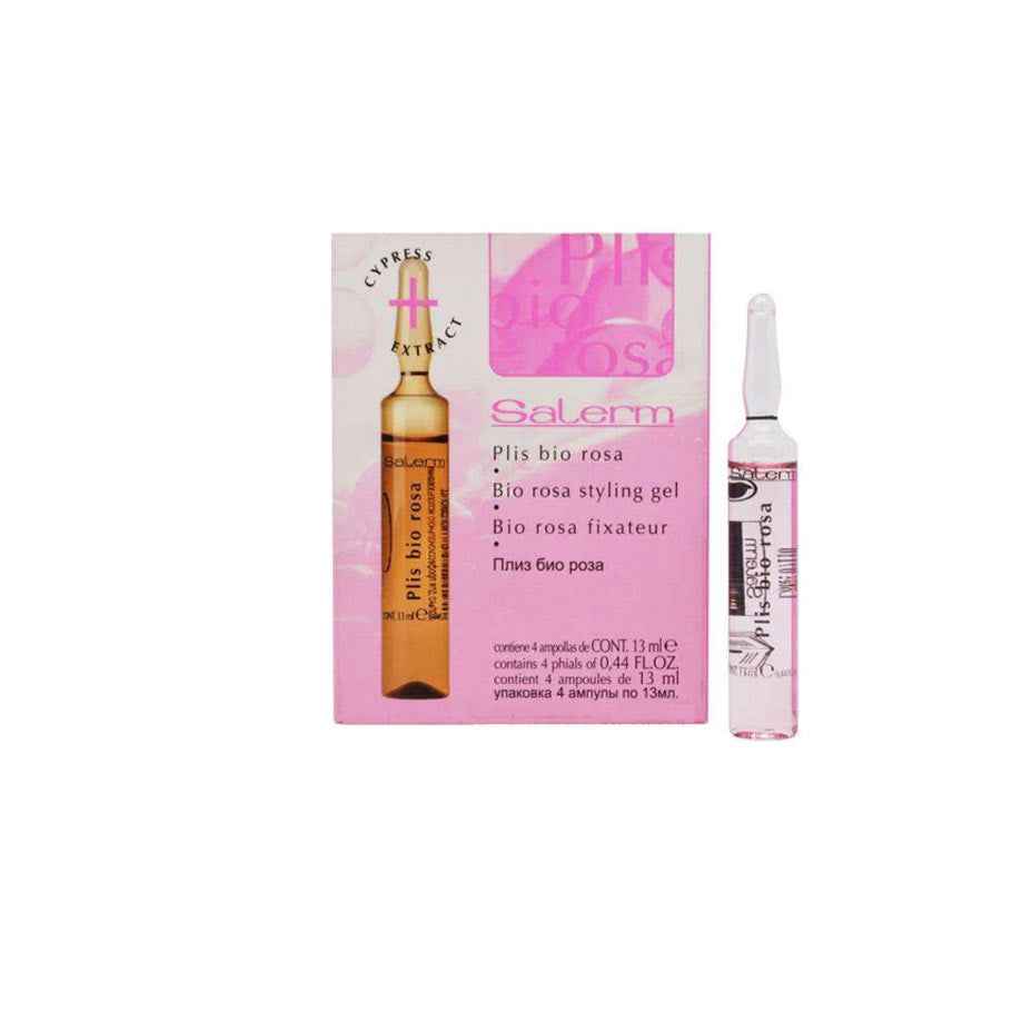 Salerm - Ampollas Plis Bio Rosa - 4x13 Ml