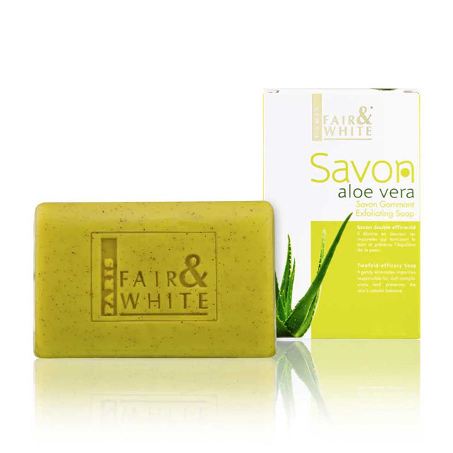Fair & White Original - Jabón Aloe Vera Exfoliating Soap - 200g - Cosmetics Afro Latino
