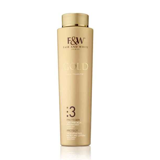 Locion - 3 Gold Rejuvenating Moisture Lotion - Fair & White - 500ml