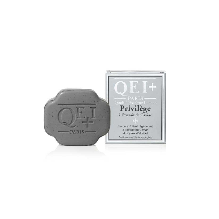 QEI+ PARIS - Jabón - Exfoliating Lightening Soap - Privilège Caviar - 7 Oz - Cosmetics Afro Latino