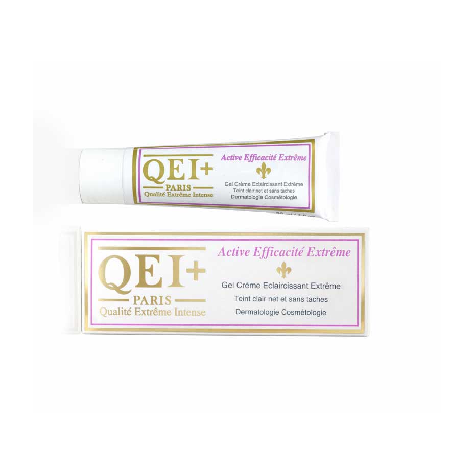 QEI+ PARIS - Gel Crema Aclarante Extremo - Efficacité Shea Butter - Extreme Lightening Cream Gel - 1.7 Fl.oz - Cosmetics Afro Latino