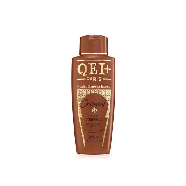 QEI+ PARIS - Loción Corporal Aclarante De Argán - Oriental Argan - Lightening Body Lotion - 16.91 Fl.Oz - Cosmetics Afro Latino