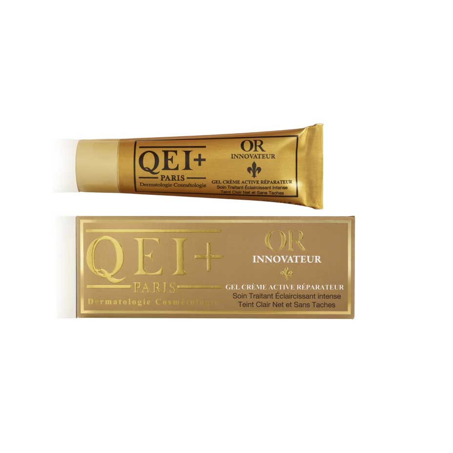 QEI+ PARIS - Crema Gel Aclarante Intenso - or Innovateur - Intense Lightening Gel Cream - 1 Fl.oz - Cosmetics Afro Latino