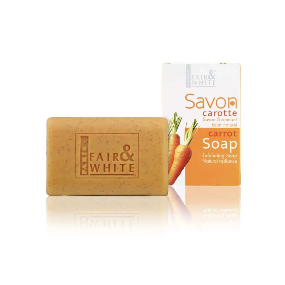 Fair & White - Original Carrot Exfoliating Soap - 200 g - Cosmetics Afro Latino