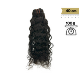 Cosido Rizado Remy Virgin 16 Pulgadas 40 cm