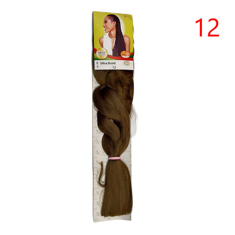 X-pression - Ultra Braid - Extensión De Pelo - Para Trenzar - 208 Cm - 165 G - De Un Solo Color - Cosmetics Afro Latino #12 X-pression Hair Care