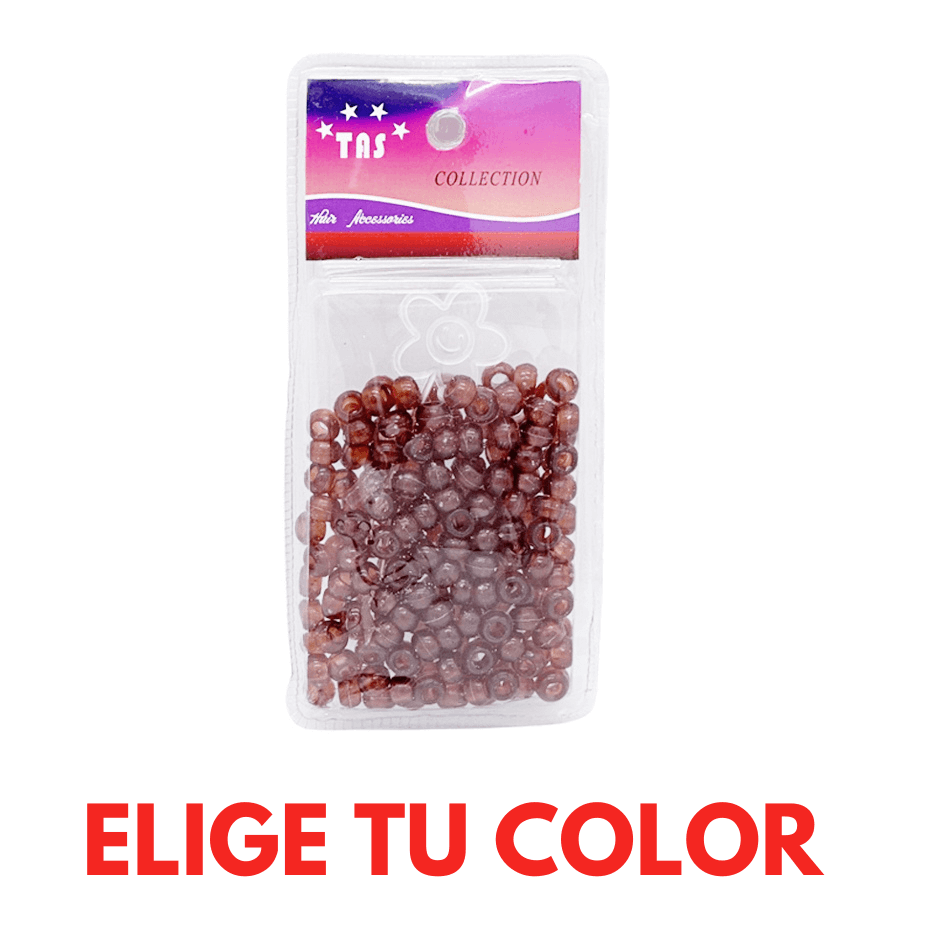 Bolitas Plástico, Accesorios De Peinados Para Trenzas, Belleza Y Cuidado De Tu Cabello Mix Color - Cosmetics Afro Latino