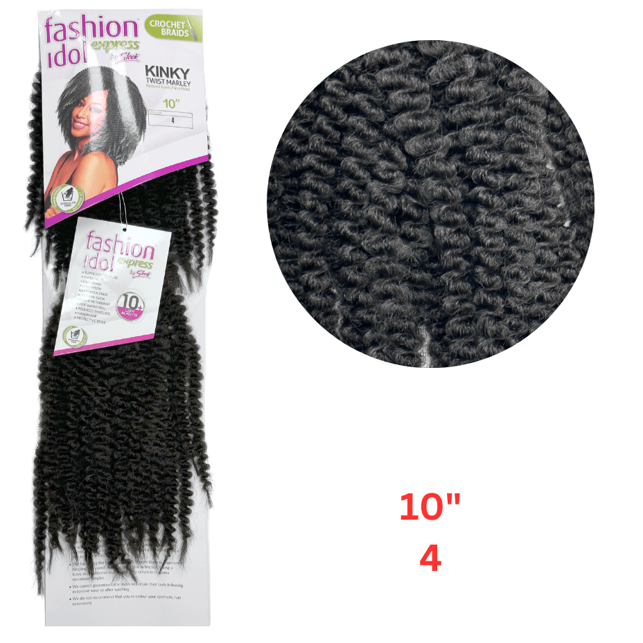 Sleek - Fashion Idol Express - Crochet Braids - Kinky Twist Marley - 10"