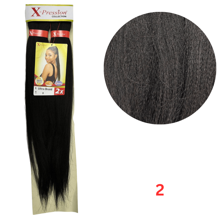 Pre Peigne - Trenzas Sintéticas - X-pression 2x Pre-estiradas - Cosmetics Afro Latino