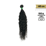 Cosido Rizado Natural Wave Remy Virgin 24 Pulgadas 60 cm