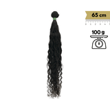 Cosido Rizado Natural Wave Remy Virgin 26 Pulgadas 65 cm