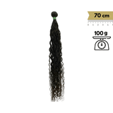 Cosido Rizado Natural Wave Remy Virgin 28 Pulgadas 70 cm