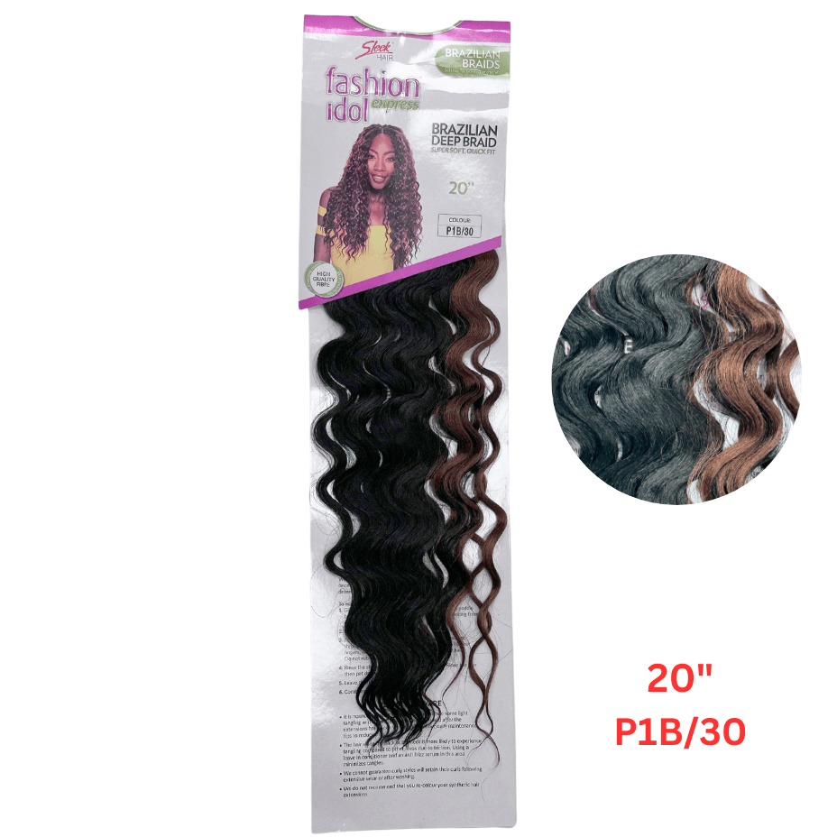 Sleek - Fashion Idol Express - Brazilian Braids - Brazilian Deep Braid - 20" - P1B/30