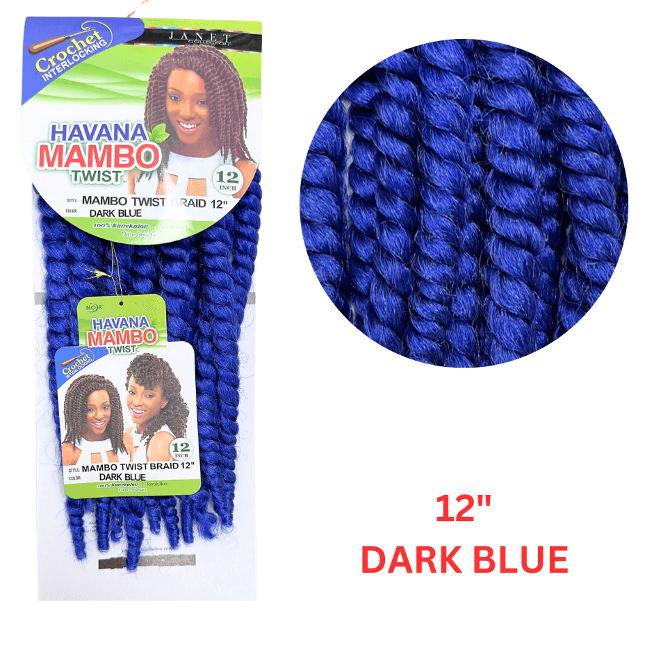 Janet Collection Braid - Havana Medium Size - 12 Inch Mambo Twist 