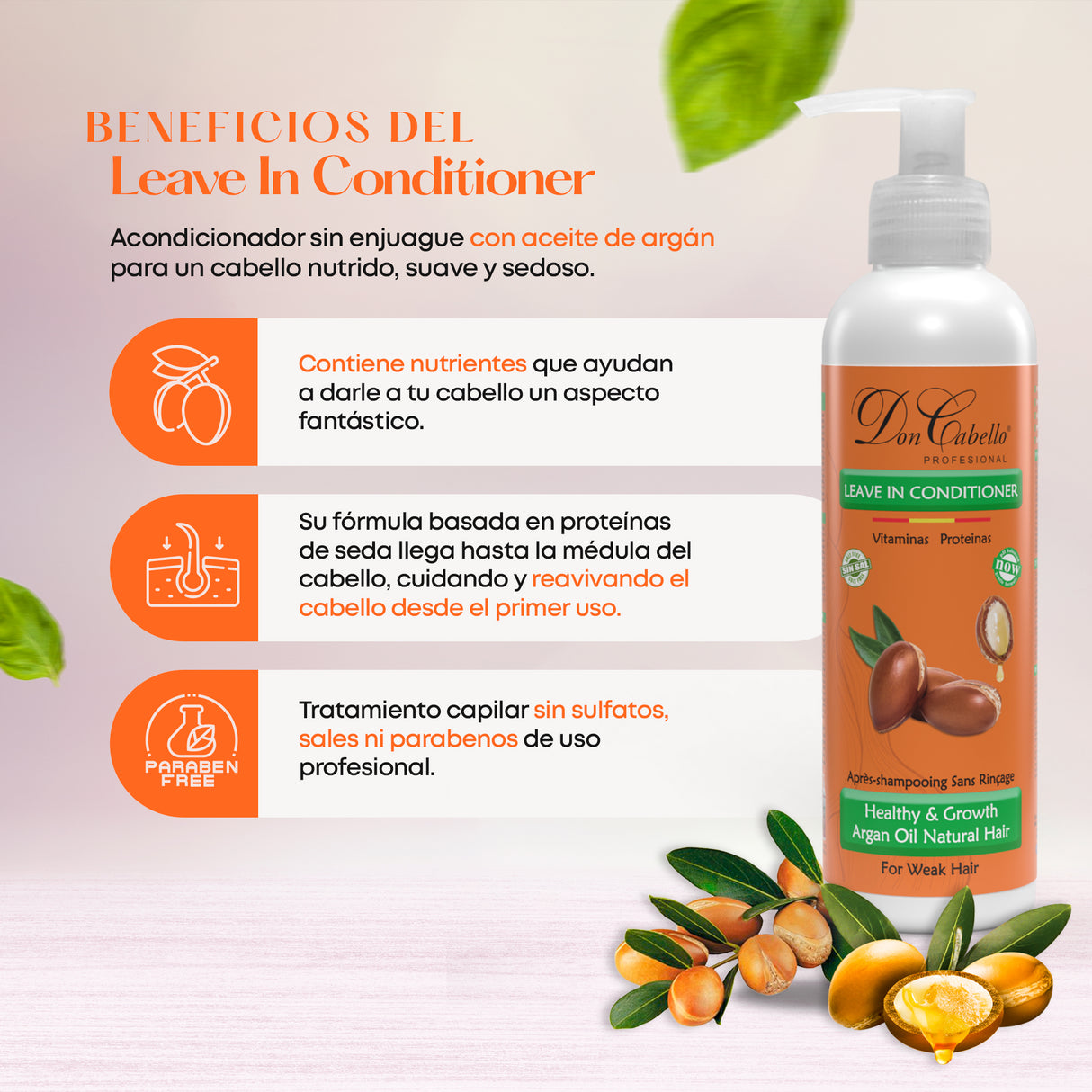 Intense Hydration Pack with Keratin and Argan Oil - Don Cabello
