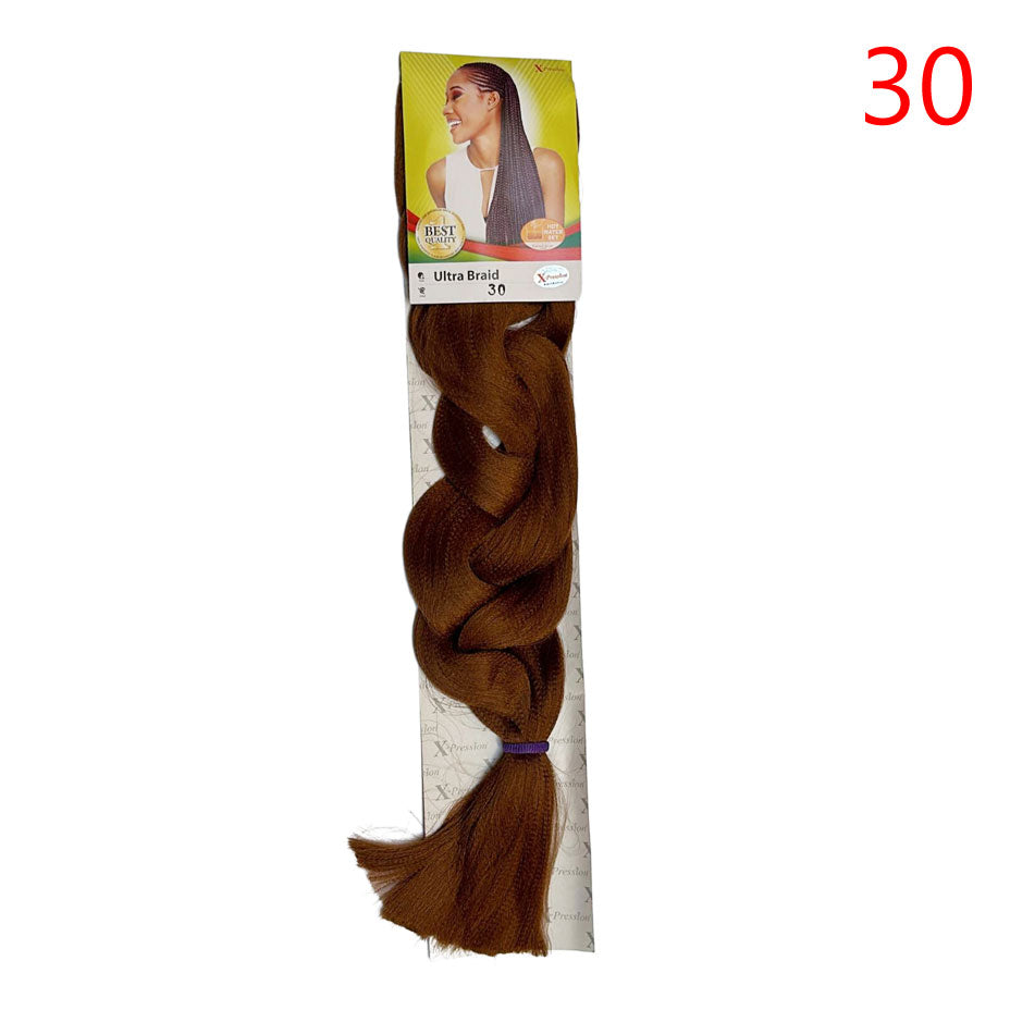 X-pression - Ultra Braid - Extensión De Pelo - Para Trenzar - 208 Cm - 165 G - De Un Solo Color - Cosmetics Afro Latino #30 X-pression Hair Care