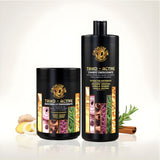 Pack Oropluse UM Triko-Active Champú Energizante y Mascarilla Energizante con Jengibre, Keratina, Cebolla, Romero, Canela y Biotina para Nutrir y Mejorar el Aspecto del Cabello 1L + 1KG