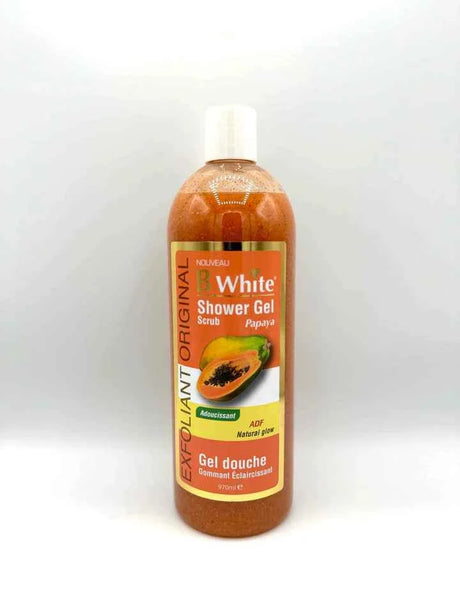 Shower Gel, 1000ml Papaya Body Exfoliating Gel