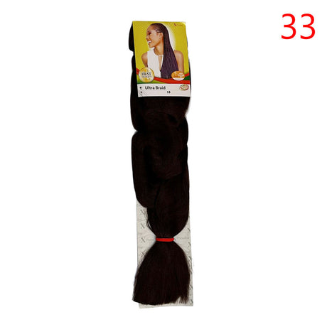 X-pression - Ultra Braid - Extensión De Pelo - Para Trenzar - 208 Cm - 165 G - De Un Solo Color - Cosmetics Afro Latino #33 X-pression Hair Care