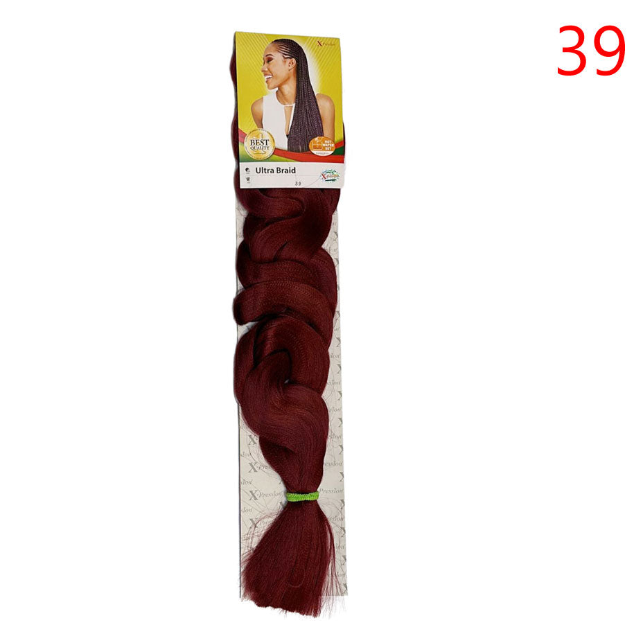 X-pression - Ultra Braid - Extensión De Pelo - Para Trenzar - 208 Cm - 165 G - De Un Solo Color - Cosmetics Afro Latino #39 X-pression Hair Care