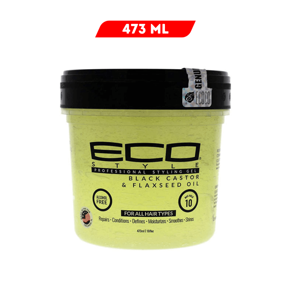 Eco Style - Styling Gel Black Castor - 473 Ml