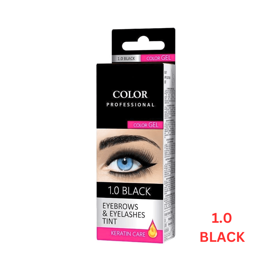 Venita Professional Henna Color Cream Eyebrow Tint Cream - 1.0 - Black