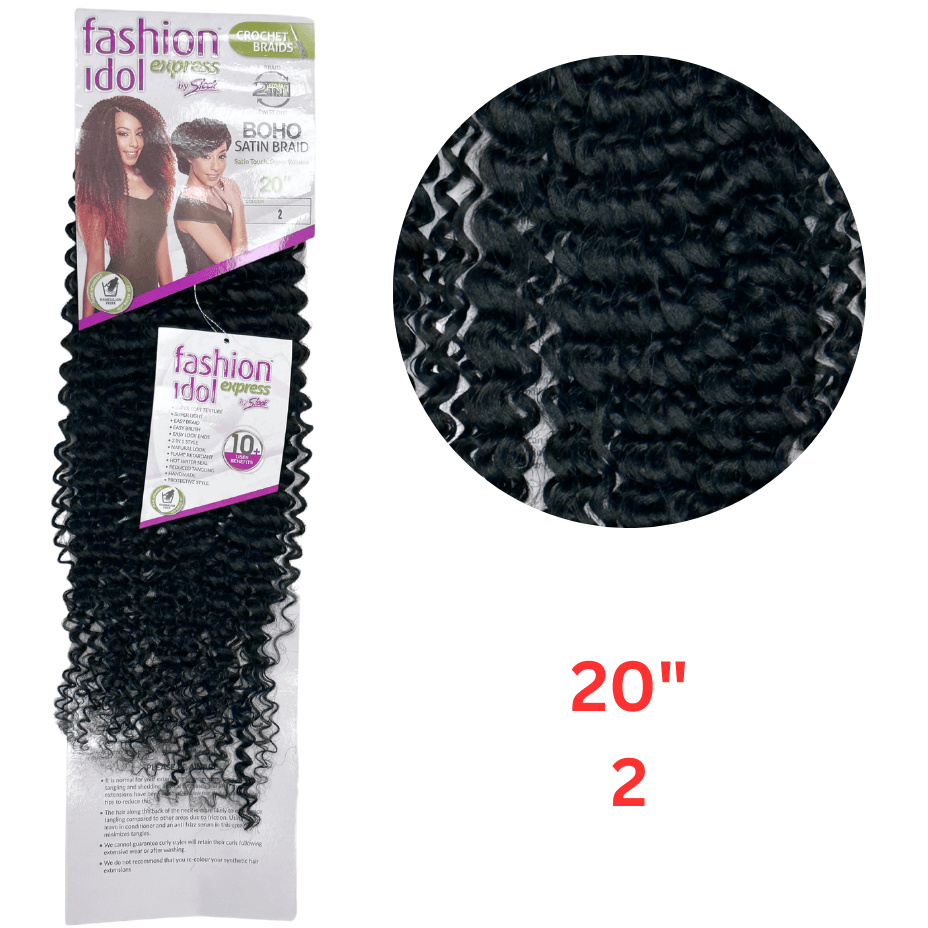 Sleek - Fashion Idol Express - Crochet Braids - Boho Satin Braid - 20"