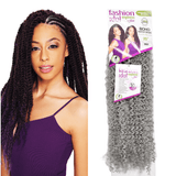 Sleek - Fashion Idol Express - Crochet Braids - Boho Water Braid - 20" - Gray