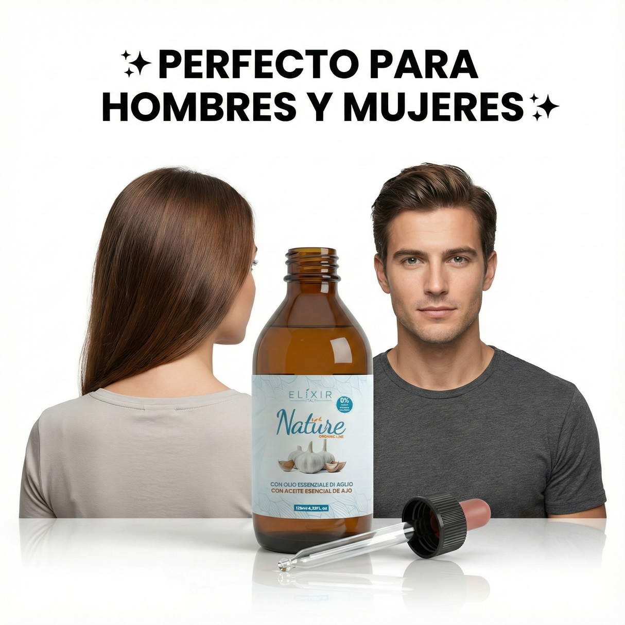 Elixir Nature Loción Anticaída con Ajo, Ortiga y Menta 125 ml