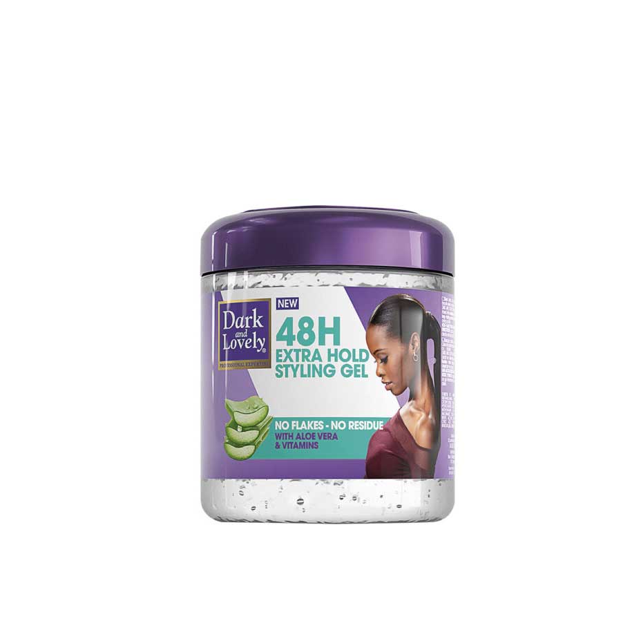 DARK AND LOVELY -48H EXTRA HOLD STYLING GEL-450ml - Cosmetics Afro Latino