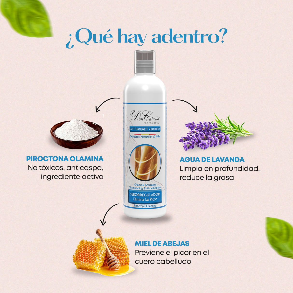 Don Cabello - Champú Anticaspa - 500 Ml