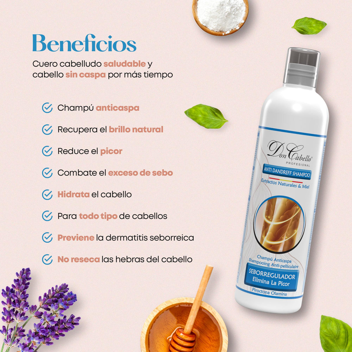 Don Cabello - Champú Anticaspa - 500 Ml