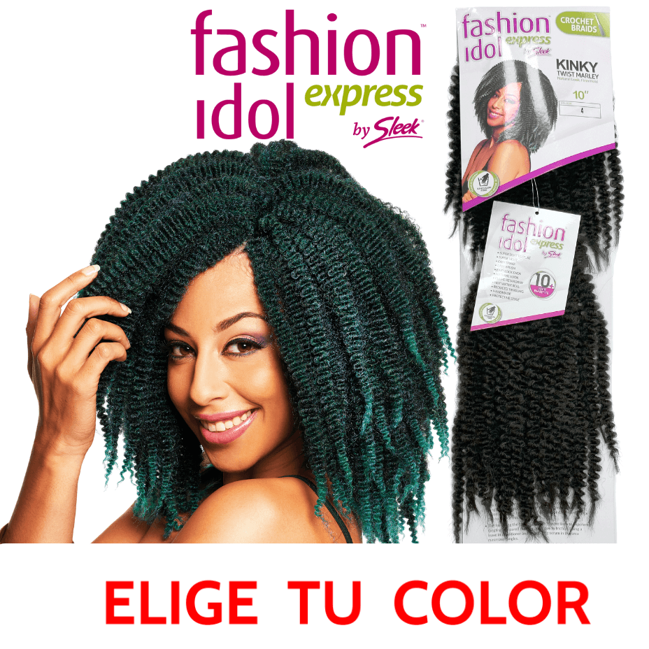 Sleek - Fashion Idol Express - Crochet Braids - Kinky Twist Marley - 10"