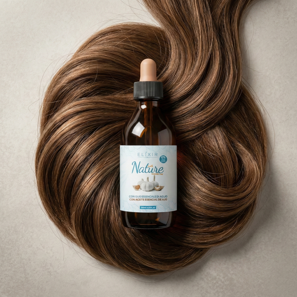 Elixir Nature Loción Anticaída con Ajo, Ortiga y Menta 125 ml