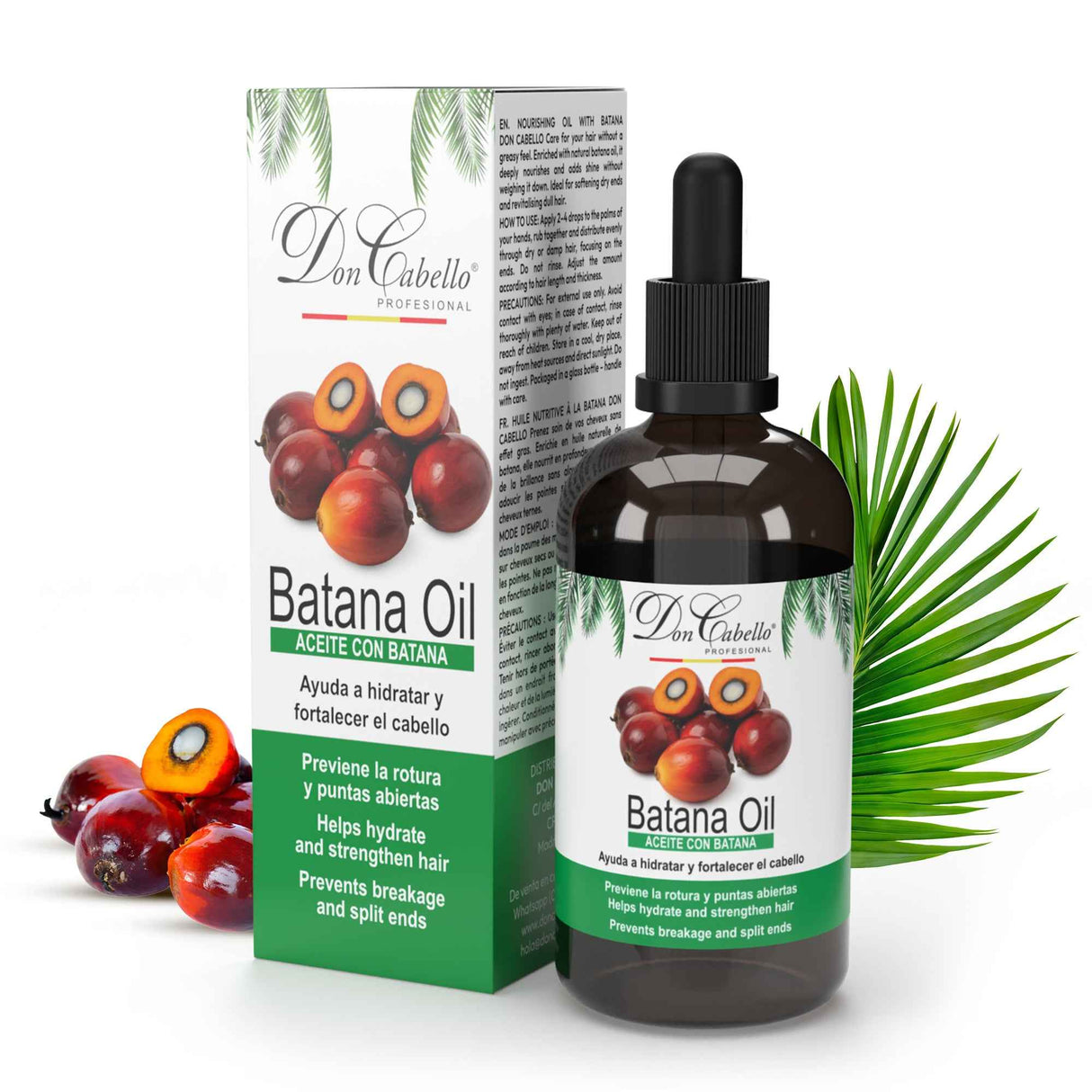 Don Cabello Aceite Capilar Batana 100 ml Hidratación y Brillo