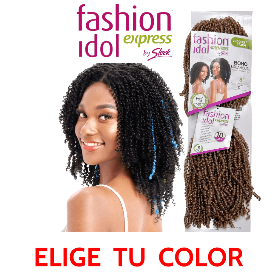 Sleek - Fashion Idol Express  - Crochet Braids - Boho Urban Curl - 8"