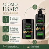 Don Cabello pack capilar fortalecedor con champú y mascarilla bombar 2x1000 ml