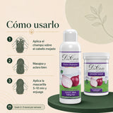 Don Cabello hair pack red onion odorless shampoo and mask 2x1000 ml