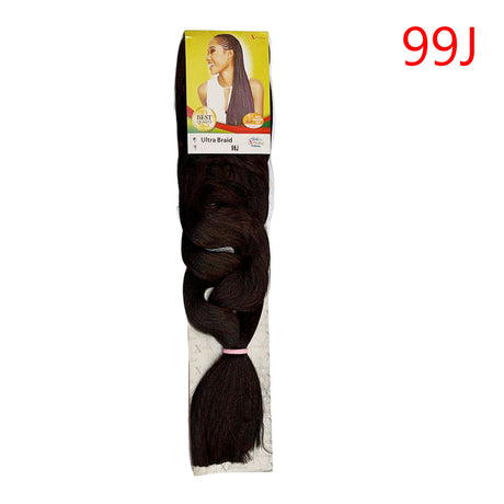 X-pression - Ultra Braid - Extensión De Pelo - Para Trenzar - 208 Cm - 165 G - De Un Solo Color - Cosmetics Afro Latino #100J X-pression Hair Care