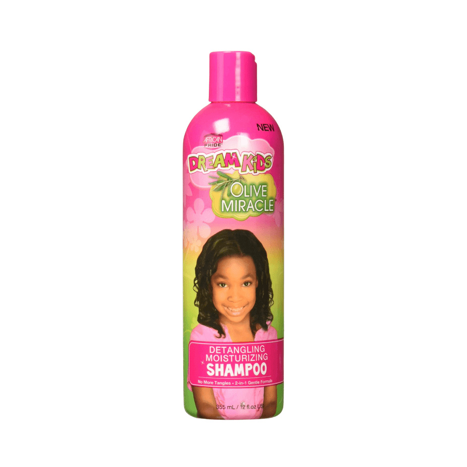 African Pride - Dream Kids - Olive Miracle Desenredante Hidratante Champu - 355 Ml