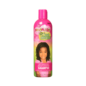 Pack Completo Dream Kids Olive Miracle – Cuidado Infantil para Cabello Rizado y Afro (Champú + Acondicionador + Leave-in + Relaxer) - Cosmetics Afro Latino