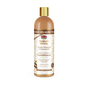 Pack Hidratación y Definición African Pride – Moisture Miracle (Champú + Leave-in + Curling Cream + Acondicionador) - Cosmetics Afro Latino