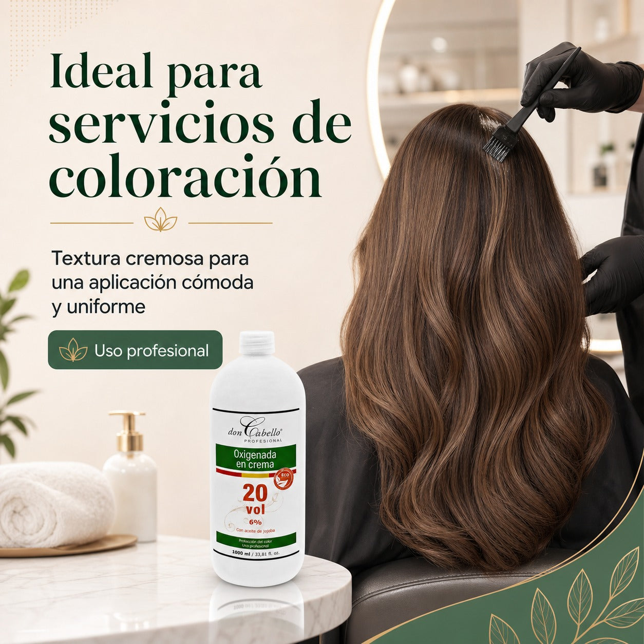Don Cabello - Oxygenated Cream - 20 Vol 6% - 1000 Ml
