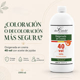 Don Cabello - Oxigenada en Crema - 40 Vol 12% – Oxidante Con Aceite De Jojoba - 1000 Ml