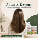 Pack Reparación Ajo – Cabello Seco y Dañado (Champú + Mascarilla) Don Cabello